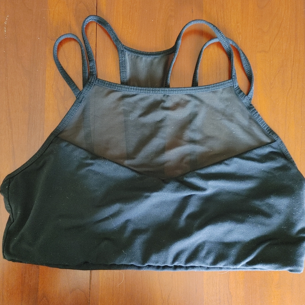 GAP FIT Women's Black Mesh Bralette Size Medium US (108)